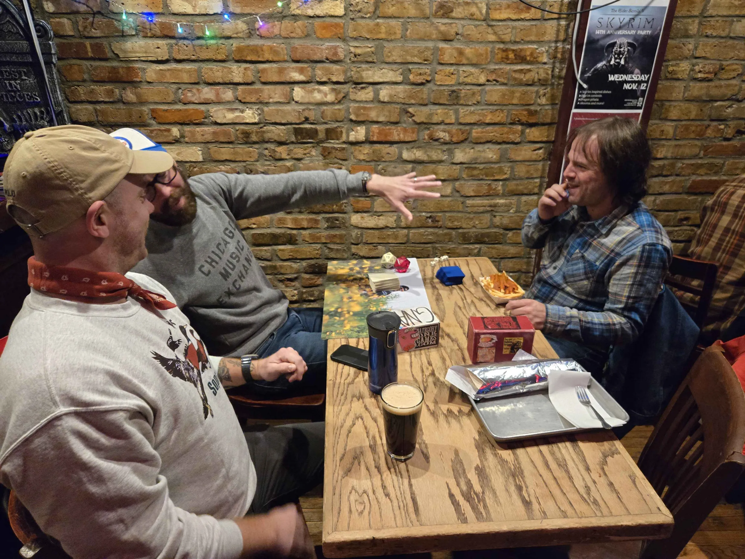 Old bull instructs young bull