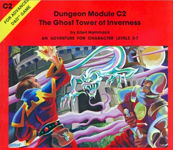 The tournament game was a modified version of an old AD&D module.