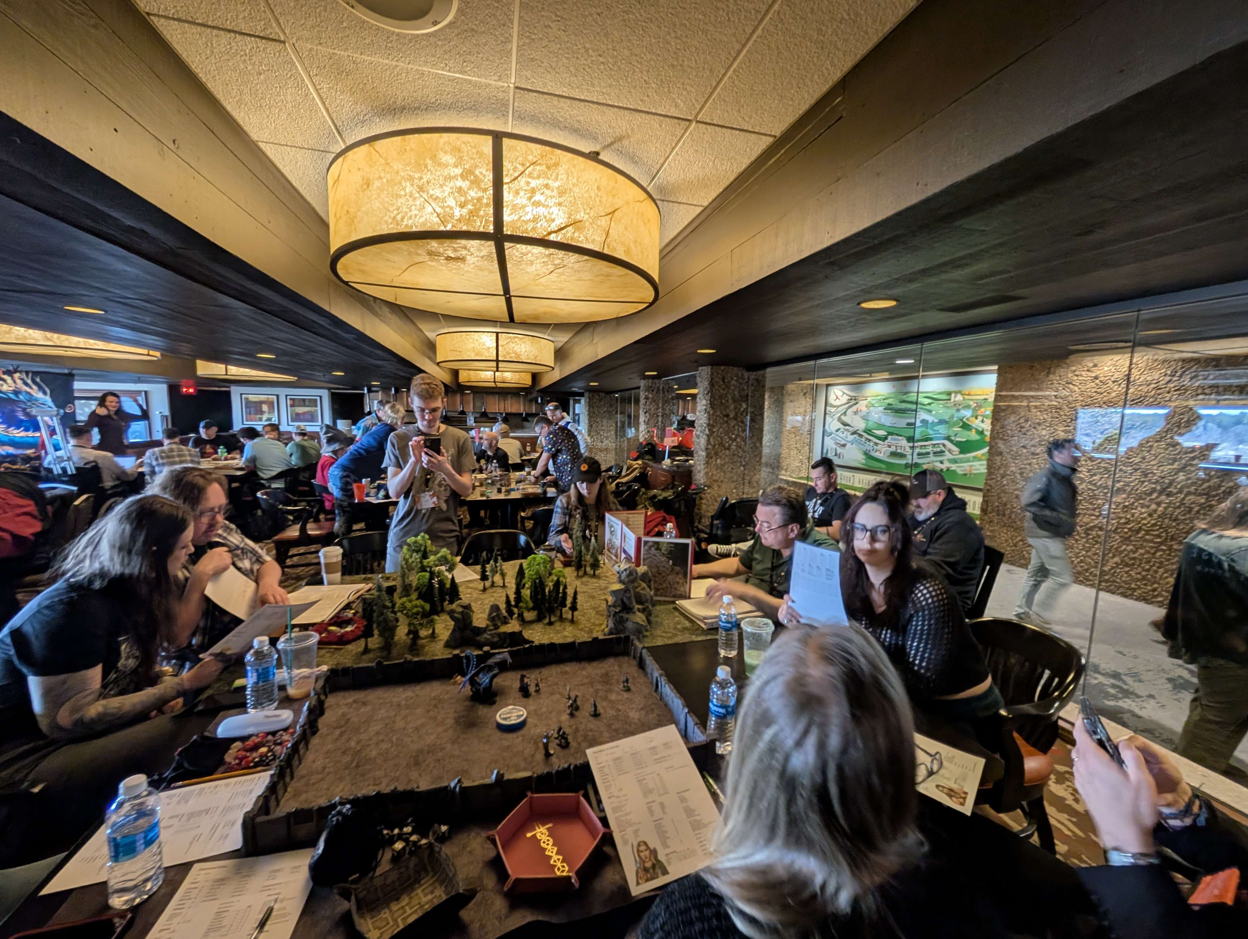 Lord Mith purchased a gold badge, which allowed him to get in on some VIP games.